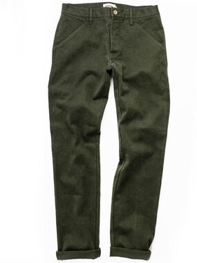 Taylor Stitch The Camp Pant in Dark Olive Boss Duck Canvas Men’s Size 32